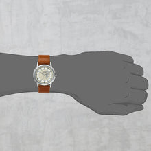 Load image into Gallery viewer, Teakwood Leather Tan Men's Analog Watch