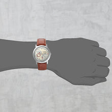 Load image into Gallery viewer, Teakwood Leather Off White Men's Analog Watch
