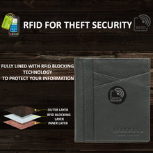 Load image into Gallery viewer, Teakwood Men Genuine Leather Bi Fold Wallet (Grey)