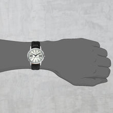 Load image into Gallery viewer, Teakwood Leather Black Men's Analog Watch