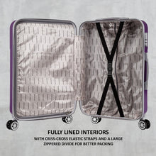 Load image into Gallery viewer, Teakwood Unisex Purple Trolley Bag - Large