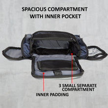 Load image into Gallery viewer, Teakwood Leathers Unisex Blue Solid Toiletry Kit