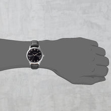 Load image into Gallery viewer, Teakwood leather Silver Men Analog Watch