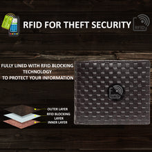 Load image into Gallery viewer, Teakwood Genuine Leather Wallets - Brown