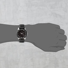 Load image into Gallery viewer, Teakwood leather Black Men Analog Watch