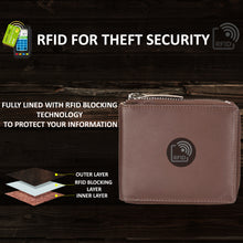 Load image into Gallery viewer, Teakwood Genuine Leather Wallet - Brown