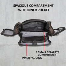 Load image into Gallery viewer, Teakwood Leathers Unisex Brown Solid Toiletry Kit