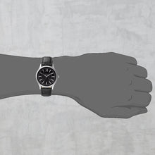 Load image into Gallery viewer, Teakwood leather Silver Men Analog Watch