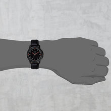Load image into Gallery viewer, Teakwood Leather Black Men's Analog Watch
