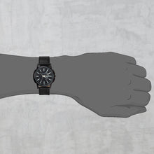 Load image into Gallery viewer, Teakwood Leather Black Men's Analog Watch