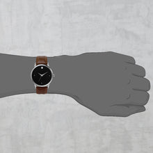 Load image into Gallery viewer, Teakwood Leather Brown Men's Analog Watch