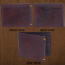 Load image into Gallery viewer, Teakwood Genuine Leather Brown Wallet