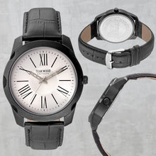 Load image into Gallery viewer, Teakwood leather Black Men Analog Watch