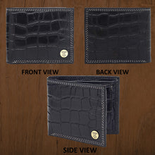 Load image into Gallery viewer, Teakwood Unisex Genuine Leather Dark Brown Wallet