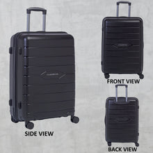 Load image into Gallery viewer, Teakwood Black Trolley Bag