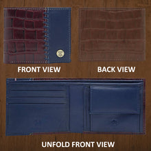 Load image into Gallery viewer, Teakwood Unisex Genuine Leather Wallet