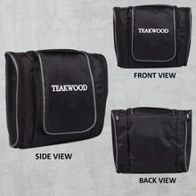 Load image into Gallery viewer, Teakwood Leathers Unisex Black Solid Toiletry Kit