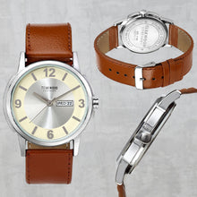 Load image into Gallery viewer, Teakwood Leather Tan Men's Analog Watch