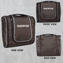 Load image into Gallery viewer, Teakwood Leathers Unisex Brown Solid Toiletry Kit