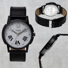 Load image into Gallery viewer, Teakwood Leather Black Men's Analog Watch
