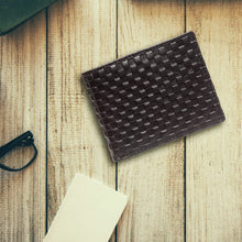 Load image into Gallery viewer, Teakwood Genuine Leather Wallets - Brown
