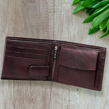 Load image into Gallery viewer, Teakwood Genuine Leather Wallet