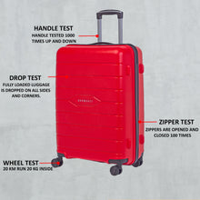 Load image into Gallery viewer, Teakwood Red Trolley Bag