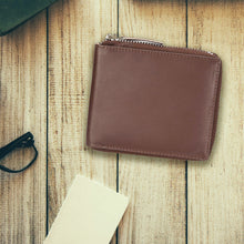 Load image into Gallery viewer, Teakwood Genuine Leather Wallet - Brown