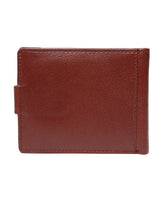Load image into Gallery viewer, Teakwood Men Genuine Leather Tan Bi Fold Clip Wallet