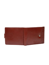 Load image into Gallery viewer, Teakwood Men Genuine Leather Tan Bi Fold Clip Wallet