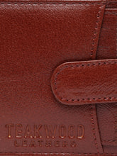 Load image into Gallery viewer, Teakwood Men Genuine Leather Tan Bi Fold Clip Wallet