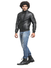 Load image into Gallery viewer, Teakwood Men&#39;s Black Leather Jackets

