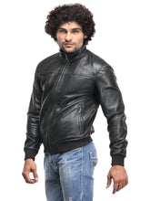 Load image into Gallery viewer, Teakwood Men&#39;s Black Leather Jackets
