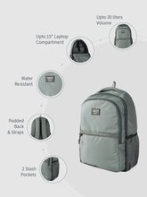 Load image into Gallery viewer, Teakwood Unisex Backpack with 15 inch Laptop Compartment &amp; Water Resistance
