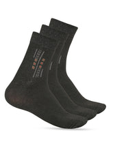 Load image into Gallery viewer, Teakwood Leathers Men's Pack Of 3 Cotton Above Ankle Length Socks
