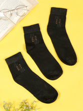 Load image into Gallery viewer, Teakwood Leathers Men's Pack Of 3 Cotton Above Ankle Length Socks
