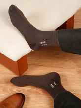 Load image into Gallery viewer, Teakwood Leathers Men's  Pack Of 3 Cotton Above Ankle Length Socks
