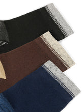 Load image into Gallery viewer, Teakwood Leathers Men's  Pack Of 3 Cotton Above Ankle Length Socks
