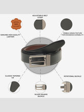 Load image into Gallery viewer, Men's Genuine Leather Reversible Belt
