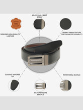 Load image into Gallery viewer, Men's Genuine Leather Reversible Belt
