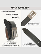 Load image into Gallery viewer, Men's Genuine Leather Reversible Belt
