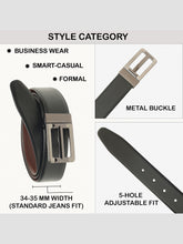 Load image into Gallery viewer, Men's Genuine Leather Reversible Belt

