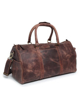 Load image into Gallery viewer, Teakwood Genuine Leather Duffel bag
