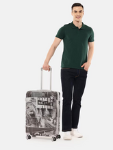 Load image into Gallery viewer, Subway Print 360 Degree Rotation Hard-Sided Cabin-Sized Trolley Bag
