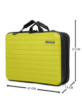 Load image into Gallery viewer, Teakwood Hard Shell Business Carryall with 16-Inch Laptop Compartment, Laptop Sleeve, Organizer Pockets, Trolley Sleeve, Comfortable Handles &amp; Adjustable Detachable Shoulder Strap
