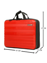 Load image into Gallery viewer, Teakwood Hard Shell Business Carryall with 16-Inch Laptop Compartment, Laptop Sleeve, Organizer Pockets, Trolley Sleeve, Comfortable Handles &amp; Adjustable Detachable Shoulder Strap
