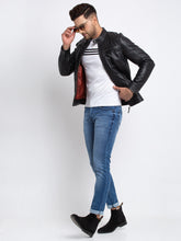 Load image into Gallery viewer, Teakwood Leathers  Men&#39;s 100% Genuine Black Leather Jacket
