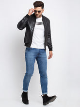 Load image into Gallery viewer, Teakwood Leathers  Men&#39;s 100% Genuine Black Leather Jacket

