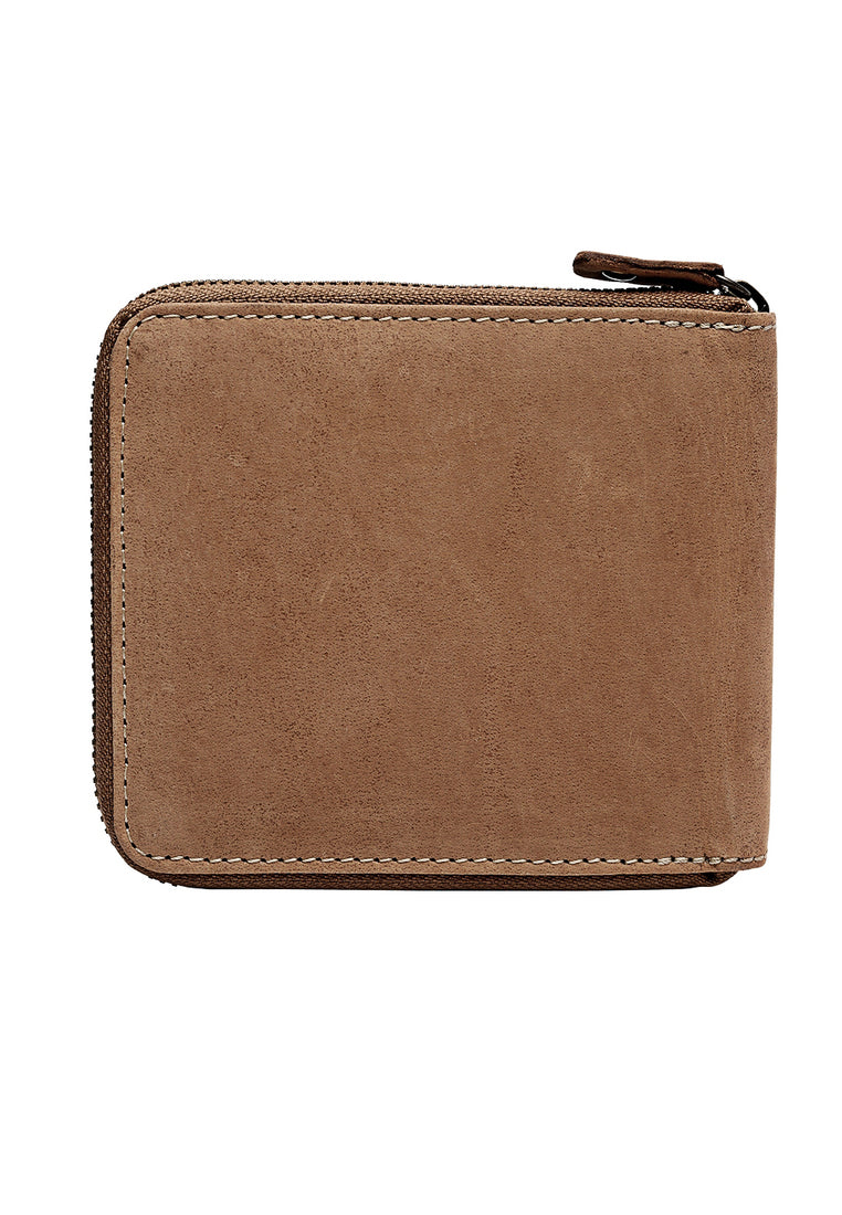 ABYS ✓100 % Genuine Leather Men Wallet||ATM Card Case||Money Purse||Card  Holder with Zip Closure (Tan) Tan - Price in India | Flipkart.com