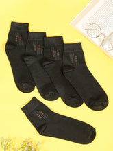 Load image into Gallery viewer, Teakwood Leathers Men's Pack Of 5 Cotton Above Ankle Length Socks
